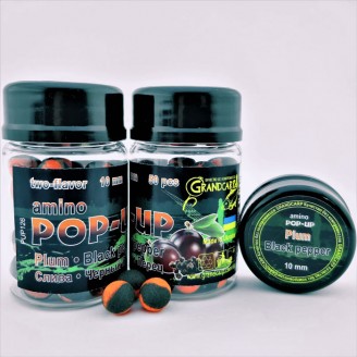 Amino POP-UPs two-flavor PLUM•BLACK PEPPER (СЛИВА•ЧОРНИЙ ПЕРЕЦЬ) Ø10 мм